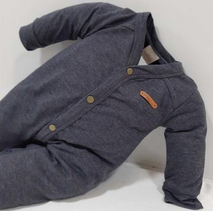 Imagem de Macacão Longo Malha Bebê Menino Enxoval Katita Kids Cód 2467