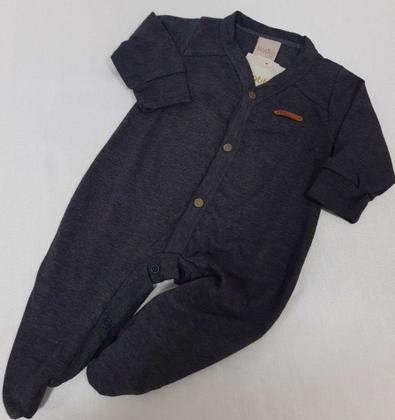 Imagem de Macacão Longo Malha Bebê Menino Enxoval Katita Kids Cód 2467