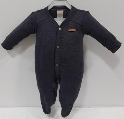 Imagem de Macacão Longo Malha Bebê Menino Enxoval Katita Kids Cód 2467