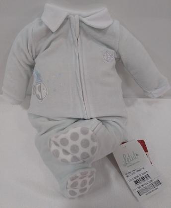 Imagem de Macacão Longo Plush Bordado Bebê Menino Letut Paraiso 12737