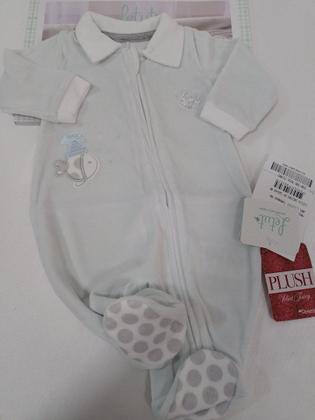 Imagem de Macacão Longo Plush Bordado Bebê Menino Letut Paraiso 12737