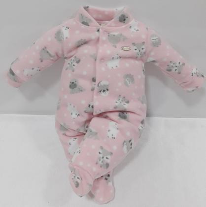 Imagem de Macacão Longo Soft Bebe Menina Inverno Katita Ref 25107