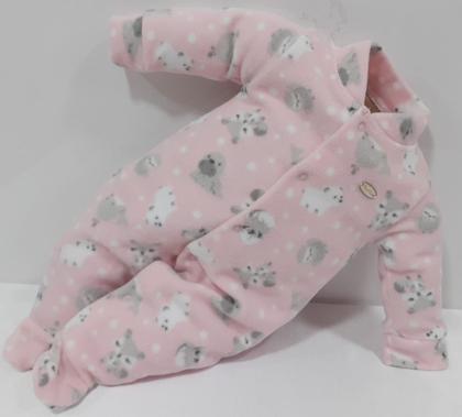 Imagem de Macacão Longo Soft Bebe Menina Inverno Katita Ref 25107