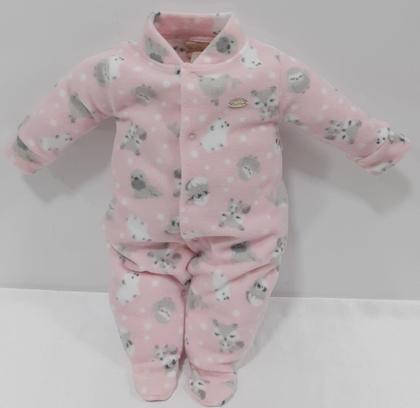 Imagem de Macacão Longo Soft Bebe Menina Inverno Katita Ref 25107
