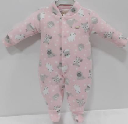 Imagem de Macacão Longo Soft Bebe Menina Inverno Katita Ref 25107
