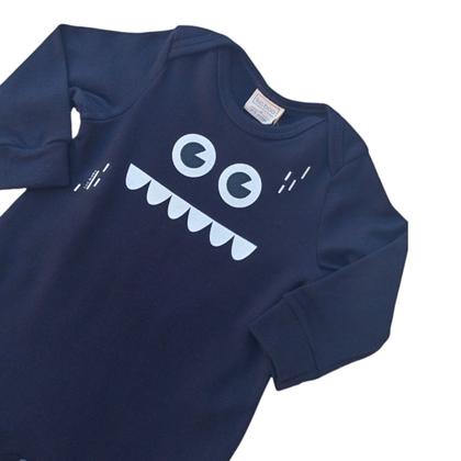 Imagem de Macacão Luc.Boo Black Monstrinho Inverno