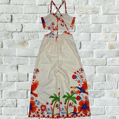 Imagem de Macacão Macaquinho Infantil Juvenil Menina Primavera Verão