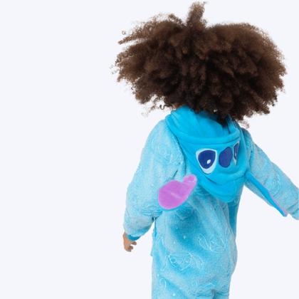 Imagem de Macacão Manga Longa Soft Unissex Infantil Stitch 030402936 Azul