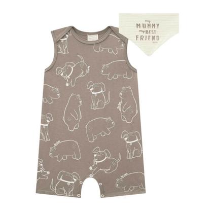 Imagem de Macacão  Meia  Malha e Lenço Luc Boo