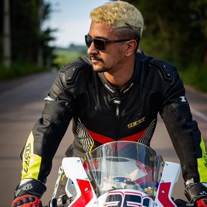 Imagem de Macacao Motociclista Profissional Texx 1 Peca Pista