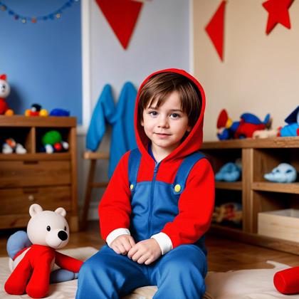 Imagem de Macacão Nintendo Super Mario Bros. - Manga Comprida - Tamanho 5/6