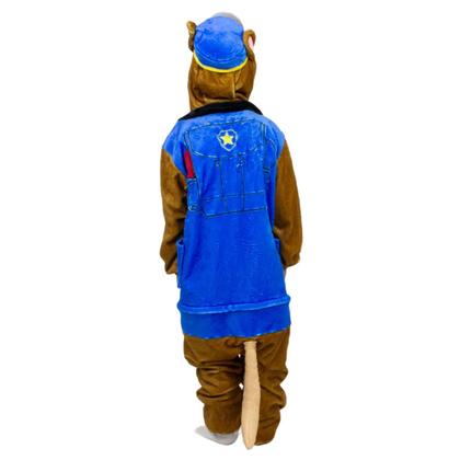 Imagem de Macacão Pijama Infantil Kigurumi Patrulha Canina Chase Skye 