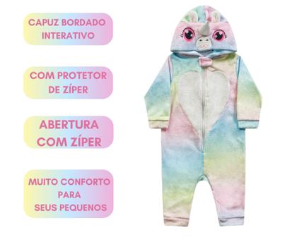 Imagem de Macacão pijama kigurumi p/ bebê bichinhos-personagens faki