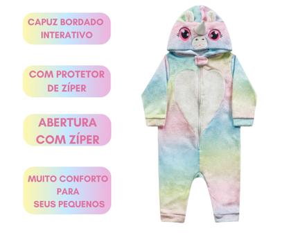 Imagem de Macacão pijama kigurumi p/ bebê bichinhos-personagens faki