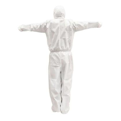 Imagem de Macacão Proteção Descartável Covertech Branco Tam  VOLK G/EG