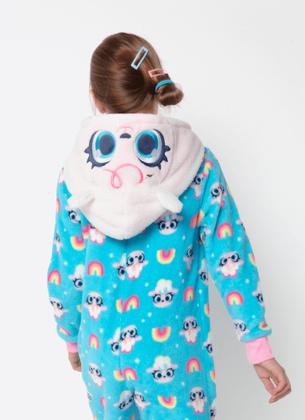 Imagem de Macacão quentinho soft ovelha azul puket