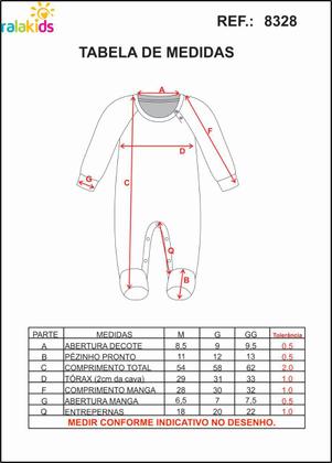 Imagem de Macacão raglan plush com orelinhas e pezinho infantil bebê  Ralakids 