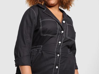 Imagem de Macacão Sarja Vista Magalu + Isaac Silva Boxer