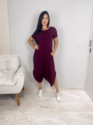 Imagem de Macacao saruel com bolso confortavel