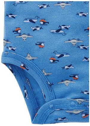 Imagem de Macacão Simple Joys da Carter's Baby Boys de 6 a 9 meses, pacote com 5