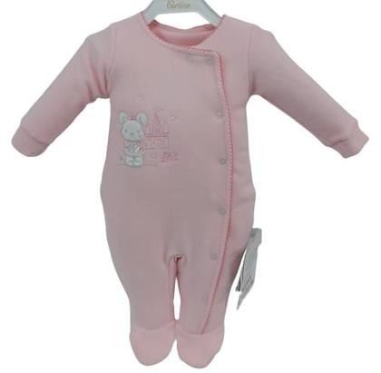 Imagem de Macacão Soft Longo Bebê Menina Bordado Letut / Paraiso 12739