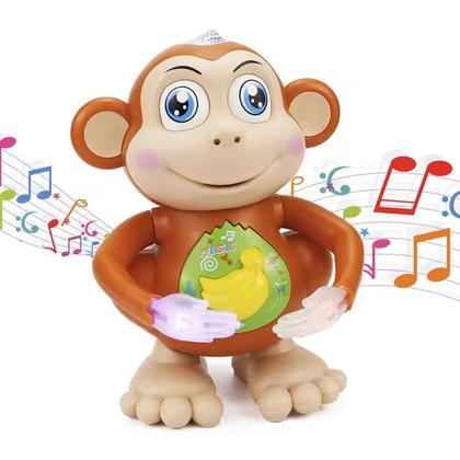 Imagem de Macaco Brinquedo Infantil Som Luz Movimentos Interativo