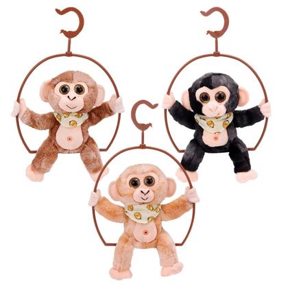 Imagem de Macaco De Pelúcia Com Mecanismo - Caa Toys Sortido