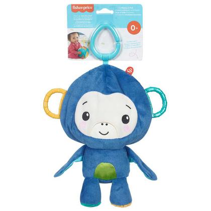 Imagem de Macaco de pelúcia mordedor atividade diversão do bebê - fisher price