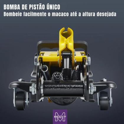 Imagem de Macaco Hidráulico 2 Toneladas Tipo Jacare Meeky Com Maleta