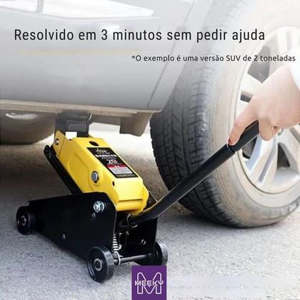Imagem de Macaco Hidráulico 2 Toneladas Tipo Jacare Meeky Com Maleta