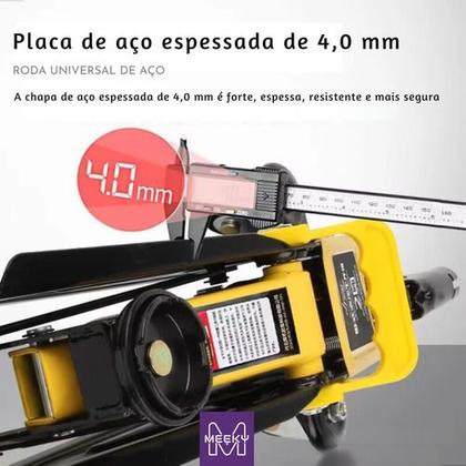 Imagem de Macaco Hidráulico 2 Toneladas Tipo Jacare Meeky Com Maleta