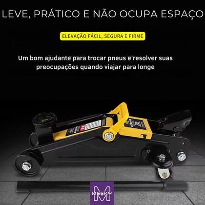 Imagem de Macaco Hidráulico 2 Toneladas Tipo Jacare Meeky Com Maleta