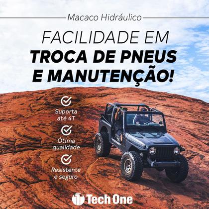 Imagem de Macaco Hidráulico Garrafa 4t Portátil Tech One 4 Toneladas