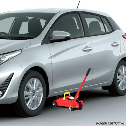 Imagem de Macaco Hidráulico Jacaré Honda Civic 2004 2005 2006 2007 2008 2009 2T Ton Toneladas Alavanca Fácil Uso Manuseio Portátil