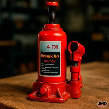 Imagem de Macaco Hidráulico Tipo Garrafa Capacidade 3, 4 e 5 Toneladas com Base Robusta