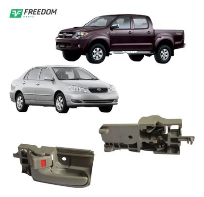 Imagem de Maçaneta da porta toyota corolla hilux interna 2002 a 2015 dianteira traseira lado esquerdo