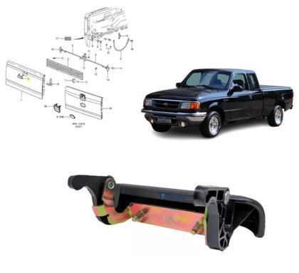 Imagem de Macaneta da tampa da cacamba -  ford ranger 1997 e 2004