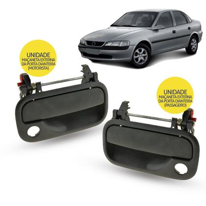 Imagem de Maçaneta Externa da Porta Dianteira Com Furo Chevrolet Vectra 1993 a 2005 Corsa 1994 a 2002