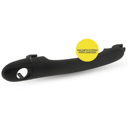 Imagem de Maçaneta Externa da Porta Dianteira Com Furo Fiat Idea 2011 a 2016 Palio 2004 a 2020 Siena 2005 a 2016