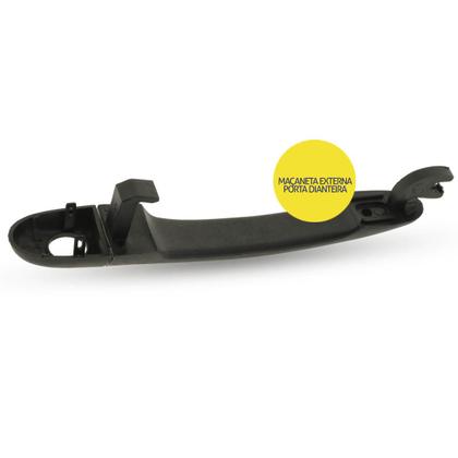 Imagem de Maçaneta Externa da Porta Dianteira Com Furo Fiat Idea 2011 a 2016 Palio 2004 a 2020 Siena 2005 a 2016