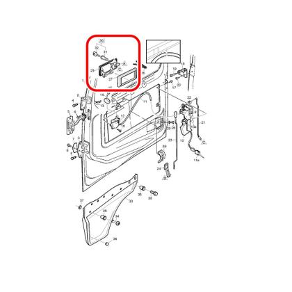 Imagem de Maçaneta Externa Porta Volvo FH/FM/FMX/NH 2039846620398467