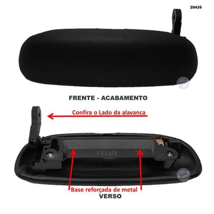 Imagem de Maçaneta Porta Externa Esquerda Ford KA 1997-2014 base metal