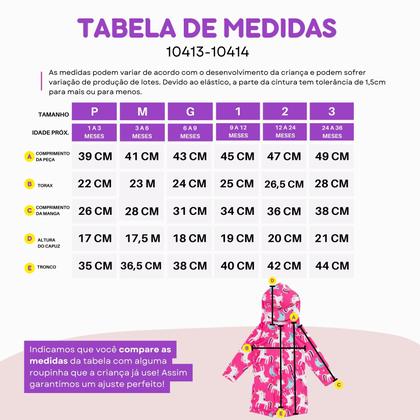 Imagem de Macaquinho Bebê Praia Com Capuz E Zíper Proteção Uv M/longa