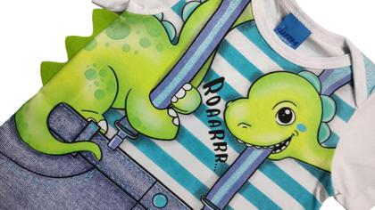 Imagem de Macaquinho Bebe Tamanho G Menino Verão WRK