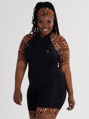 Imagem de Macaquinho Ciclismo Feminino Plus Size Jaguar Savancini (470)