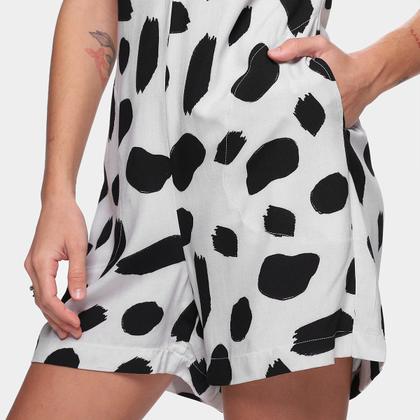 Imagem de Macaquinho Mercatto Estampado Feminino