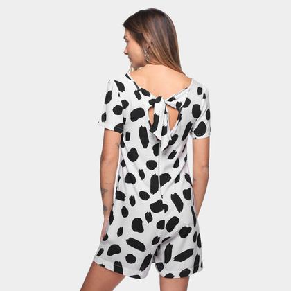 Imagem de Macaquinho Mercatto Estampado Feminino