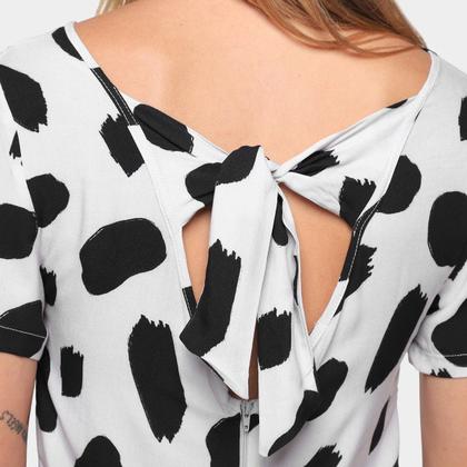 Imagem de Macaquinho Mercatto Estampado Feminino