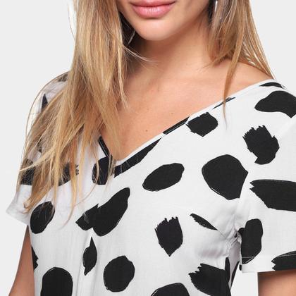 Imagem de Macaquinho Mercatto Estampado Feminino