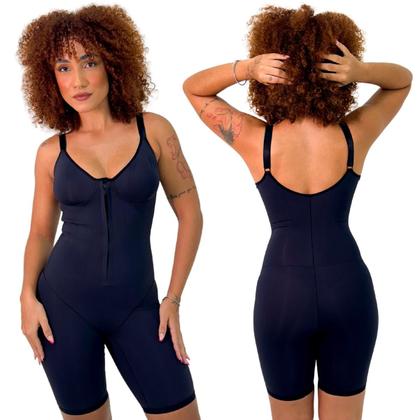 Imagem de Macaquinho Modelador Sem Bojo C/Ziper Alta Compressão 350921